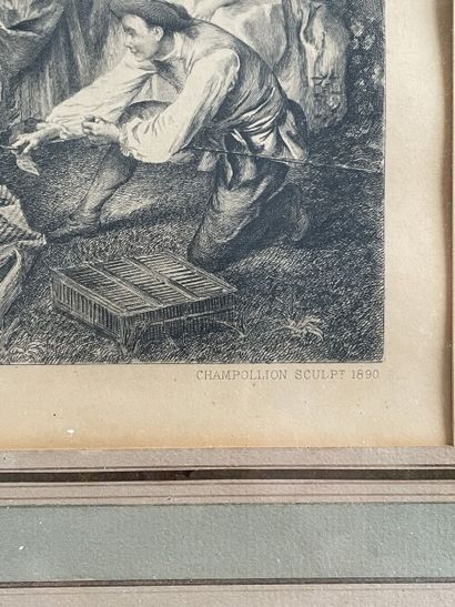 null D'après Nicolas LANCRET
L'Été ; Le Printemps
Deux gravures
Haut. : 29 cm ; Larg....