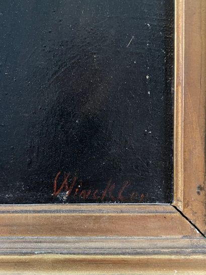 null WINCKLER (XIXe siècle)
École du XIXe siècle
Portrait de dame
Toile, signée en...