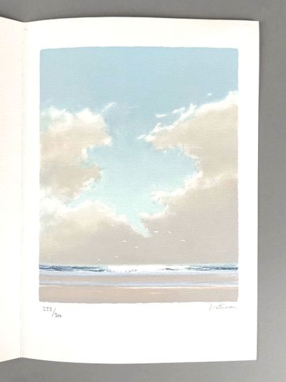 null Ensemble de trois estampes : 

Pierre DOUTRELEAU (né en 1938)
Bord de mer
Lithographie,...