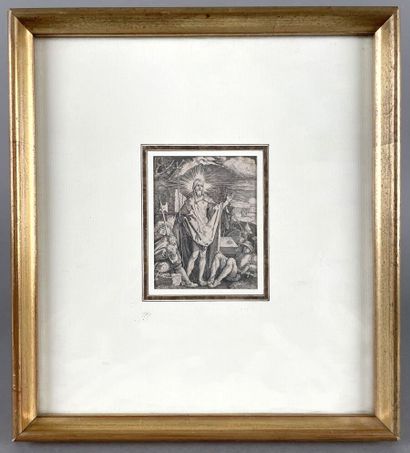 null École flamande du XVIIe siècle
Vie du Christ 
Gravure
Haut. : 8 cm ; Larg. :...