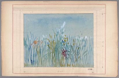 null Tony MINARTZ (1870-1944)
Ensemble de deux dessins et quatre esquisses ou projets...