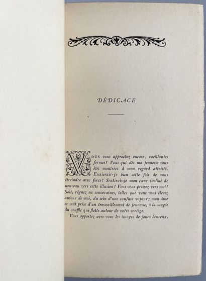 null GOETHE Johan Wolfgang von. Faust, deux volumes, 1891, demi-reliure.