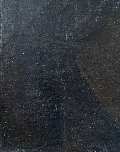 null École française du XIXe siècle
Portrait d'homme en habit noir surmonté d'armoiries
Toile
(Usures,...