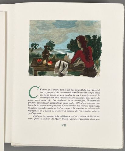 null Mary Webb. Sarn. Illustrations de Roland Oudot. Exemplaire n° 247, signé par...