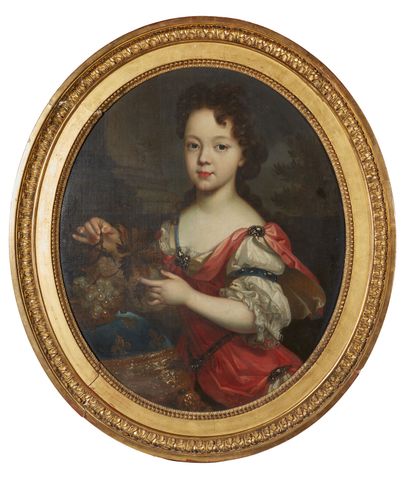  École Française du XVIIIe siècle, entourage de Nicolas DE LARGILLIÈRRE 
Portrait... Gazette Drouot