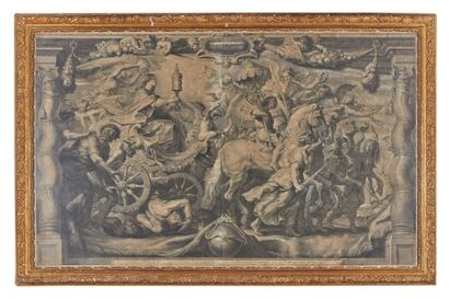  D'après Pierre Paul RUBENS (1577-1640)
Le triomphe de l'eucharistie 
Gravure en... Gazette Drouot