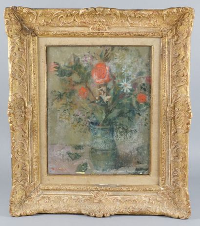 null Yves TRÉVÉDY (1916-1896)
Flowers
Oil on canvas, signed lower left
(Small chips.)
Height...