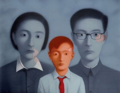 null Xiaogang ZHANG (b. 1958)
Untitled (Les gris et les bleus)
Lithograph, signed...