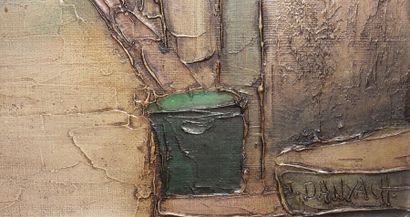 null Jean DANYACH (20th century)
View of an alley
Oil on canvas, signed lower right
(dents.)
Height...