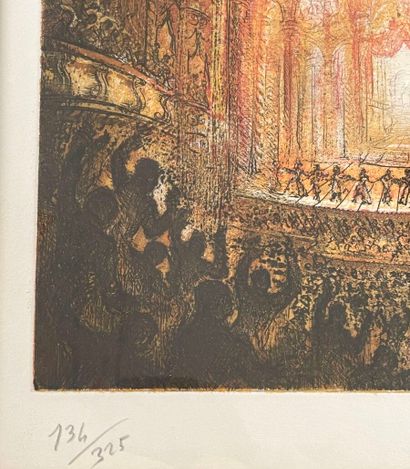 null Pierre CLAYETTE (1930-2005)
Inauguration of the Opéra Garnier; The Grand Staircase...