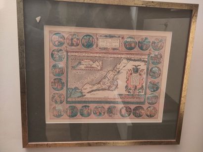 null Lot of framed pieces including:
- Bern
- Five engravings of Jerusalem
- Battle...