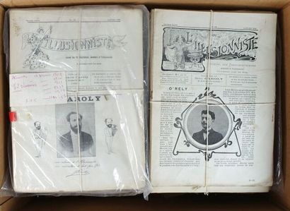 null Large lot of l'Illusionniste magazines
(Damage, foxing, missing parts.)

Provenance:...