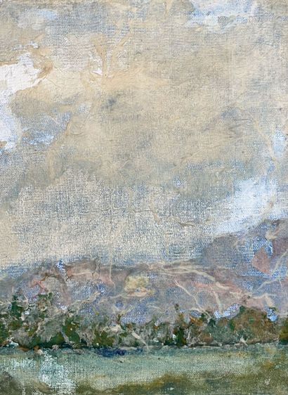 null SARTOV (20th century)
Winter landscape
Mixed media on canvas, signed and dated...