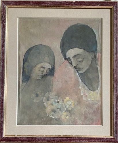 null Maurice BONFILS (20th century)
Melody
Oil on paper, signed and dated 1980 lower...