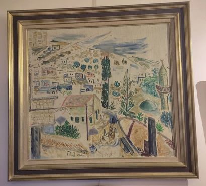 null Sarah VOSCOBOINIC (1908-1968)
Landscapes and Tel Aviv, view of the Hassen Bek...