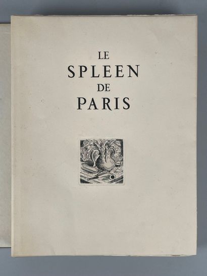 null - BAUDELAIRE. Le Spleen de Paris. Paris. Les Éditions de la Belle Page. 1946....