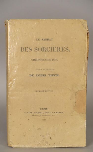 null TIECK Ludwig. Le Sabbat des sorcières. Chronique de 1459. Paris, E. Renduel,...
