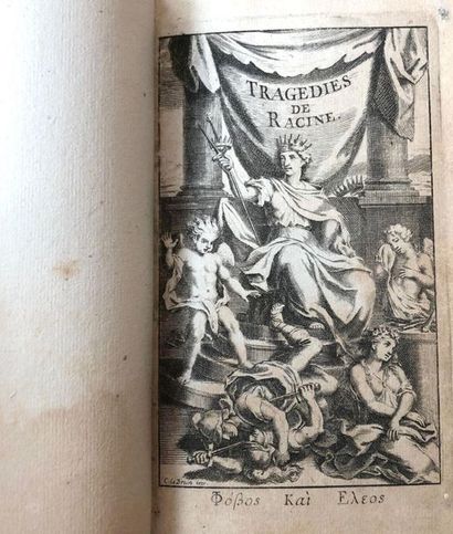 null RACINE (Jean) : Oeuvres. Paris, Claude Barbin, 1697 ; 2 vol. in-12° de [6] ff.,...