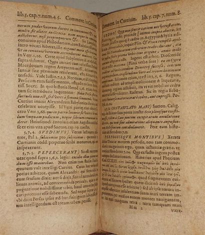 null QUINTE-CURCE. Commentarii in libros superstites Q. Curtii Rufi. Strasbourg,...
