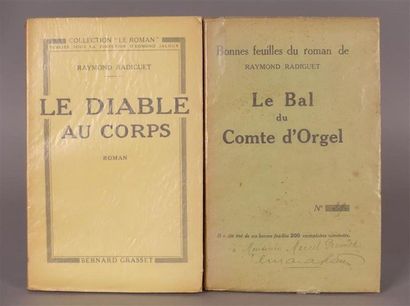 null RADIGUET Raymond. Le Diable au corps. Paris, Grasset, 1923 ; in-12° broché.
Édition...