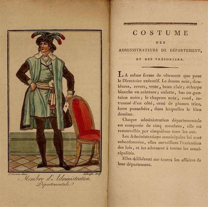 null GRASSET DE SAINT-SAUVEUR Jacques. Costumes des représentans du peuple... Paris,...