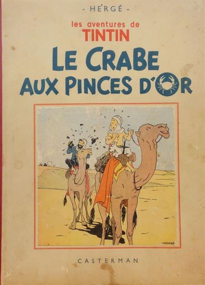 null TINTIN.
Le Crabe aux Pinces d'Or.
Casterman 1941, 4e plat blanc A13. 
Volume...