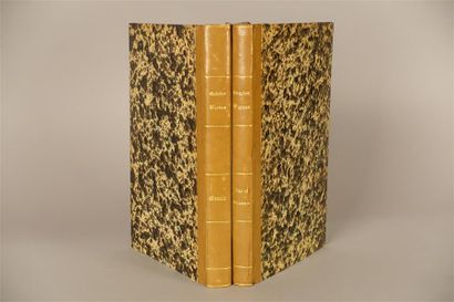 null GAUTIER D'ARRAS. Oeuvres. Paris, Émile Bouillon, 1890 ; 2 vol. in-8°, reliures...