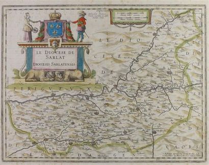 null ATLAS. - Jean de TARDE. Le diocèse de Sarlat. Diocoesis Sarlatensis. Amsterdam,...