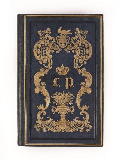 null RELIURE .- LES SAINTS ÉVANGILES. Paris, Curmer, 1836 ; 2 volumes grands in-8°...