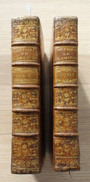null ROBERTSON William. Histoire de l'Amérique. Paris, Panckoucke, 1778 ; 2 vol....