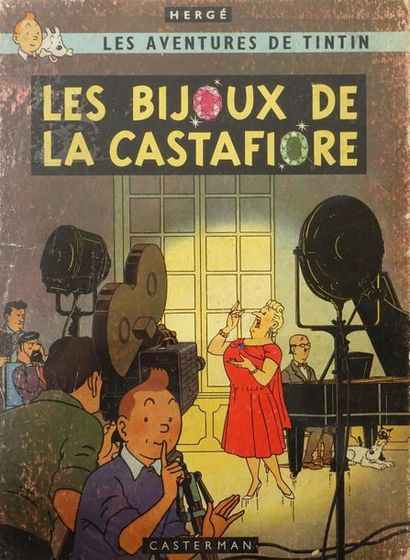null TINTIN.
Les Bijoux de la Castafiore. 
Casterman 1963, 4e plat B34, dos jaune...