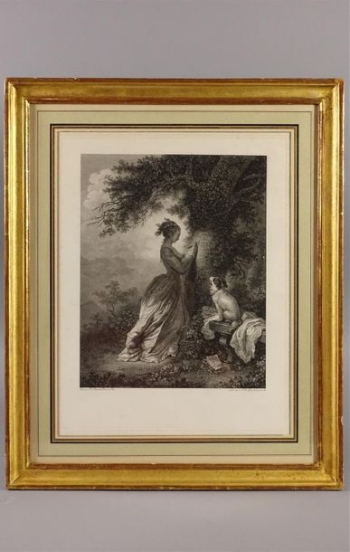 null Jean-Honoré Fragonard (1732-1806) (d'après)

Le Chiffre d'amour. Gravé par N....