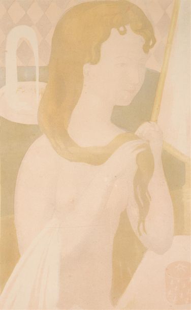 null Maurice Denis (1870-1943)
Jeune fille à sa toilette ou Jeune fille se coiffant....