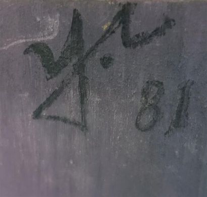 null YAN Li (né en 1954).
La Lecture
Huile sur toile, signée en haut à droite, datée...