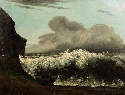 Cercle de Gustave Courbet, fin du XIXe, début...