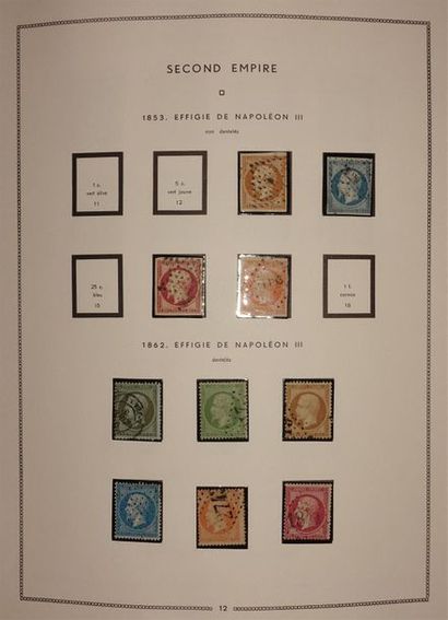 null TOUS PAYS : Ensemble de timbres neufs et oblitérés dont FRANCE, émissions 1849/1970,...