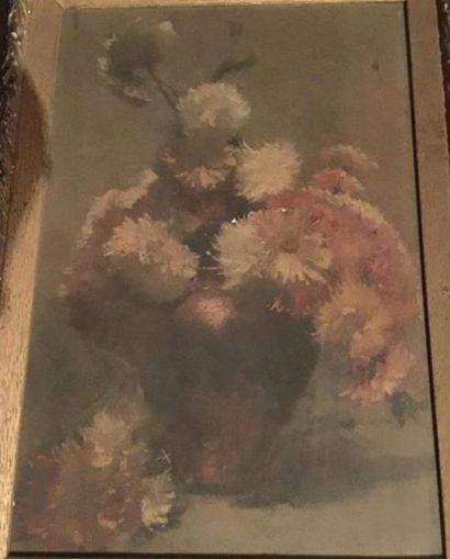 null MODÉRAT D'OTÉMAR Marie-Adolphe-Édouard (1853-1917)
" Bouquet de fleurs "
Toile....