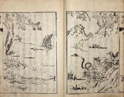 null JAPON - Époque Meiji (1868-1912)
Ensemble de quatre albums japonais : Senriodo...