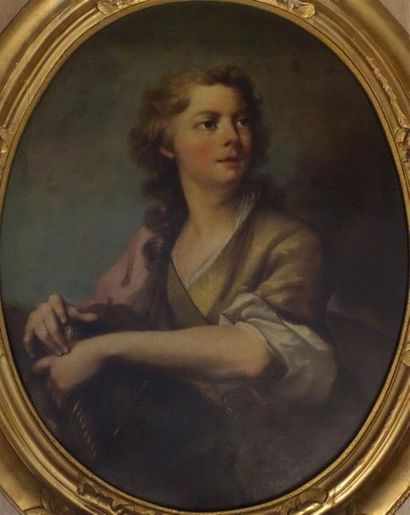 null École Française du XVIIIe siècle, entourage de Pierre-Jacques CAZES.
Portrait...