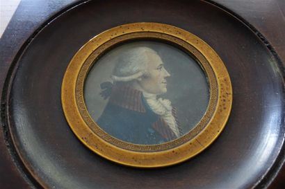null Attribués à Gilles-Louis CHRÉTIEN (Versailles, 1754-Paris, 1811).
Cinq portraits...