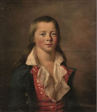 null Attribué à Johann Friedrich TISCHBEIN (1750-1812).
Portrait d'un jeune garçon...