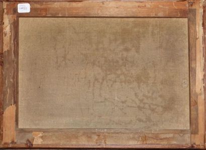 null Alexandre-Marie LONGUET (1805-1851).
La Fillette au fagot
Huile sur toile, signée...
