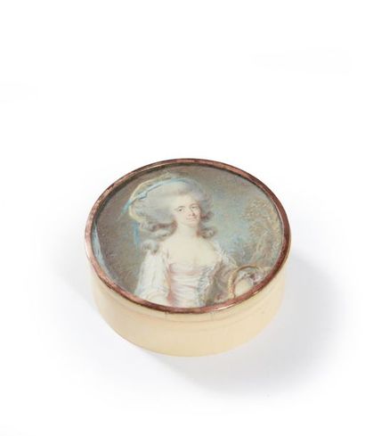 null Jean-Baptiste WEYLER (Strasbourg 1747-Paris 1791). 
Peintre en émail et en miniature,...