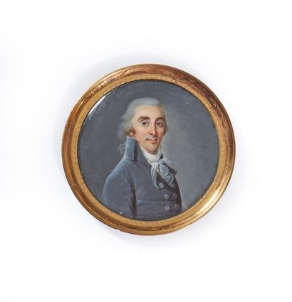 Portrait d'Antoine Réati de trois-quarts...
