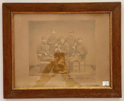 null "Remembrance of Val-de-Grâce". 
 Photograph showing five doctors, with identifications....