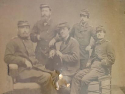 null "Remembrance of Val-de-Grâce". 
 Photograph showing five doctors, with identifications....