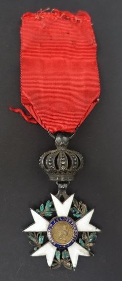 null FRANCE.
ORDRE DE LA LÉGION D'HONNEUR.
Étoile de chevalier d'époque Premier empire,...