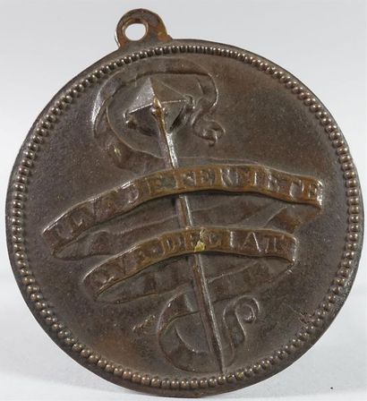 null CHARLOTTE MARIE de CONDÉ.
Médaille uniface. Dupré. (Mazerolle 666, TN pl. VIII...