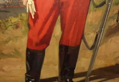 null Adolphe YVON (1817-1893).
" Portrait du général Trochu, en uniforme de colonel...