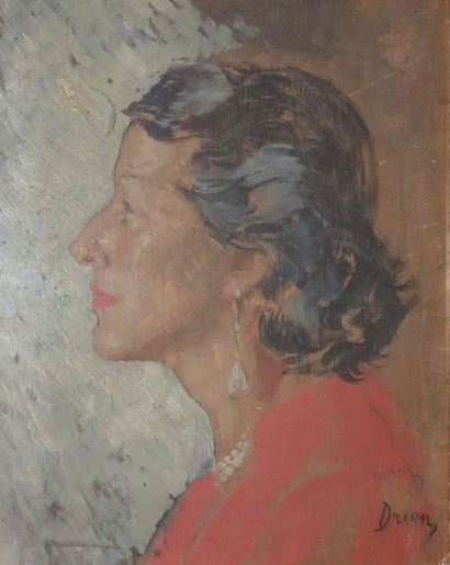 null Étienne DRIAN (1885-1961).
Portrait de Simone BERRIAU, comédienne et directrice...